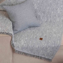 Ριχτάρι Βαμβακερό Διθέσιο Boho - Λιλά - Διάσταση: 180 x 250 cm