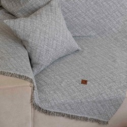 Ριχτάρι Βαμβακερό Διθέσιο Rhombus - Λαδί - Διάσταση: 180 x 250 cm