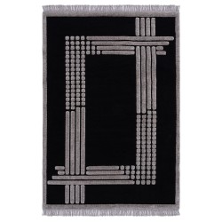 Beauty Home Χαλί Noir Art 9437 133x190 Black Μαύρο