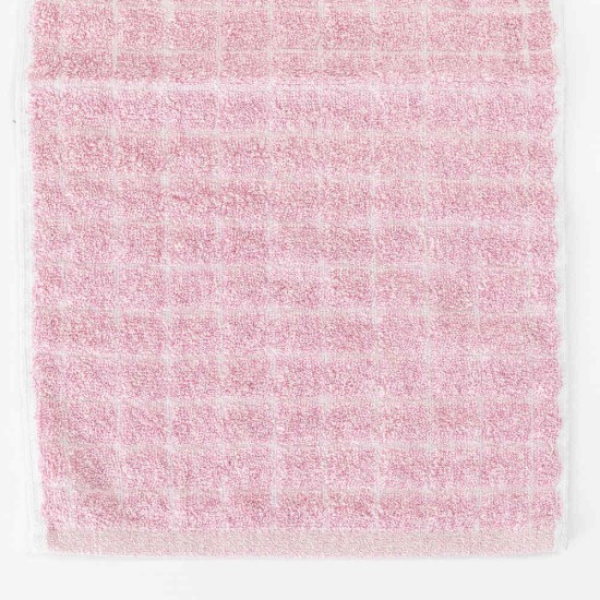 Πετσέτα Προσώπου Cubic - Ροζέ - Διάσταση: 50 x 90 cm
