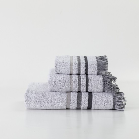 Πετσέτες Σετ 3ΤΜΧ Jill - Ροζέ - Διάσταση: 70 x 140 / 50 x 90 / 30 x 50 cm