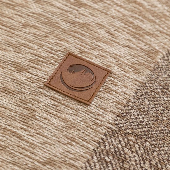 Ριχτάρι Σενίλ Τριθέσιο Square - Πετρόλ - Διάσταση: 180 x 300 cm