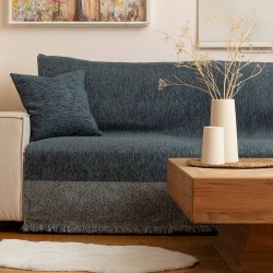 Ριχτάρι Σενίλ Διθέσιο Square - Γκρι - Διάσταση: 180 x 250 cm