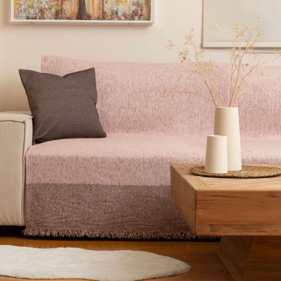 Ριχτάρι Σενίλ Τριθέσιο Square - Πετρόλ - Διάσταση: 180 x 300 cm