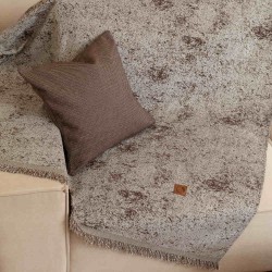 Ριχτάρι Σενίλ Διθέσιο Trace - Γκρι - Διάσταση: 180 x 250 cm