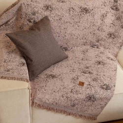 Ριχτάρι Σενίλ Τριθέσιο Trace - Γκρι - Διάσταση: 180 x 300 cm