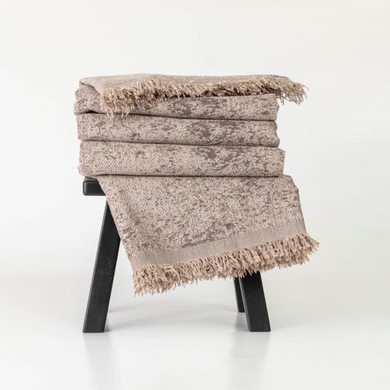 Ριχτάρι Σενίλ Τριθέσιο Trace - Γκρι - Διάσταση: 180 x 300 cm