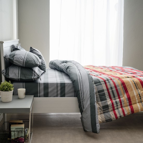 Μαξιλαροθήκες Salonica Σκωτία σχέδιο κατωσέντονο