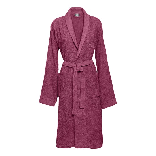 Beauty Home Μπουρνούζι με γιακά Art 3404 Δαμασκηνί