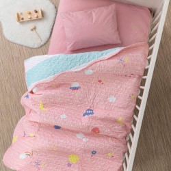 Κουβερλί Κούνιας Όνειρο Π-6 - Ροζ - Διάσταση: 110 x 140 cm