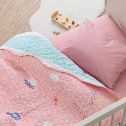 Κουβερλί Κούνιας Όνειρο Π-6 - Ροζ - Διάσταση: 110 x 140 cm