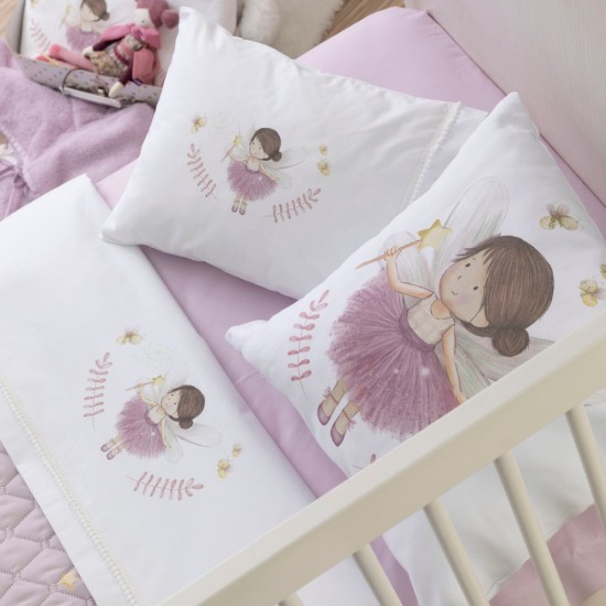 Μαξιλάρι Διακοσμητικό Printed Fantasia - Λευκό - Διάσταση: 45 x 45 cm