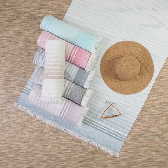 Πετσέτα Παρεό Κρόσσι Αφροδίτη - Μέντα - Διάσταση: 90 x 160 cm