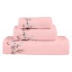 Πετσέτες Σετ 3ΤΜΧ Cherry Blossom - Λευκό - Διάσταση: 70 x 140 / 50 x 90 / 30 x 50 cm