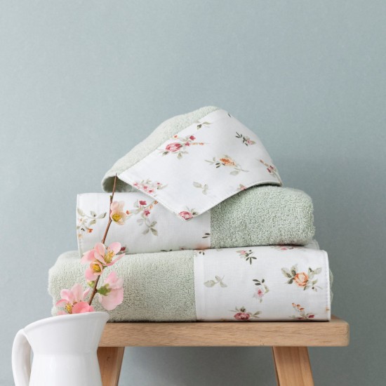 Πετσέτες Σετ 3ΤΜΧ Elodie - Λιλά - Διάσταση: 70 x 140 / 50 x 90 / 30 x 50 cm