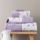 Πετσέτες Σετ 3ΤΜΧ Elodie - Λιλά - Διάσταση: 70 x 140 / 50 x 90 / 30 x 50 cm