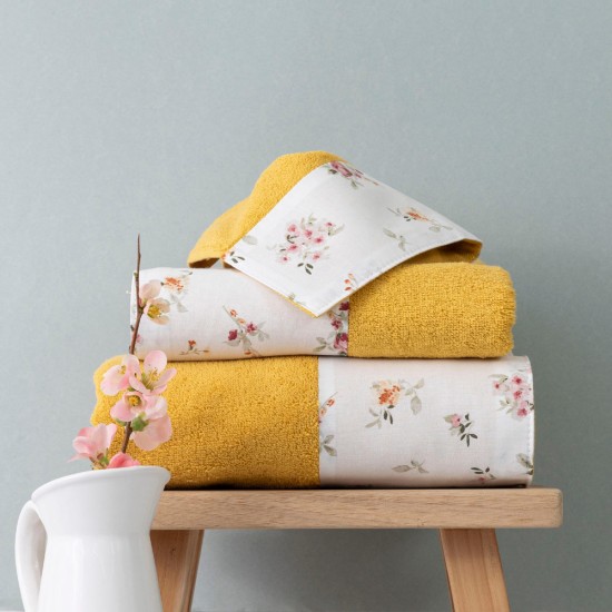 Πετσέτες Σετ 3ΤΜΧ Elodie - Λιλά - Διάσταση: 70 x 140 / 50 x 90 / 30 x 50 cm