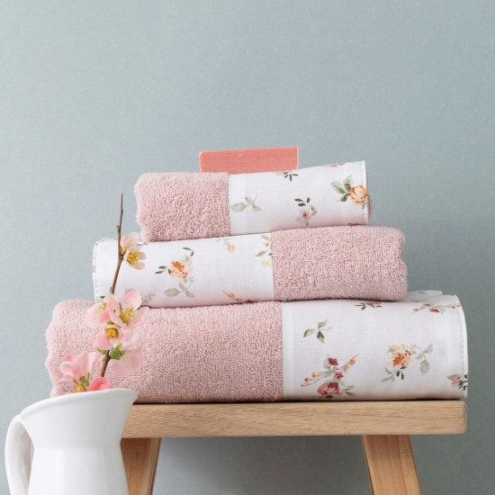 Πετσέτες Σετ 3ΤΜΧ Elodie - Λιλά - Διάσταση: 70 x 140 / 50 x 90 / 30 x 50 cm