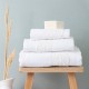 Πετσέτες Σετ 3ΤΜΧ Ερατώ - Λευκό - Διάσταση: 70 x 140 / 50 x 90 / 30 x 50 cm