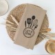 Ποτηρόπανα Κουζίνας Waffle Let's Cook - Βεραμάν - Διάσταση: 50 x 70 cm