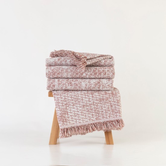 Ριχτάρι Βαμβακερό Διθέσιο Yaiza - Μαύρο - Διάσταση: 180 x 250 cm