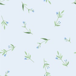 Μαξιλαροθήκες Salonica Υάκινθος (γαλάζιο) σχέδιο κατωσέντονο