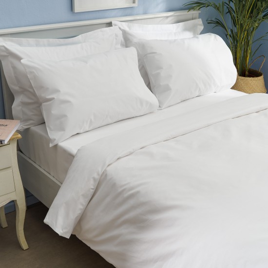 Πάπλωμα υπέρδιπλο 220x230εκ. Salonica Λευκό