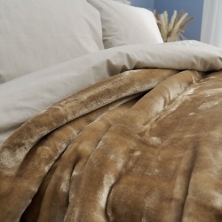 Μονή κουβέρτα μονόχρωμη 160x220εκ (πράσινο)