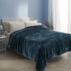 Μονή κουβέρτα μονόχρωμη 160x220εκ (ραφ)