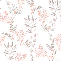 Μαξιλαροθήκες Salonica Υάκινθος (σομόν) σχέδιο πανωσέντονο