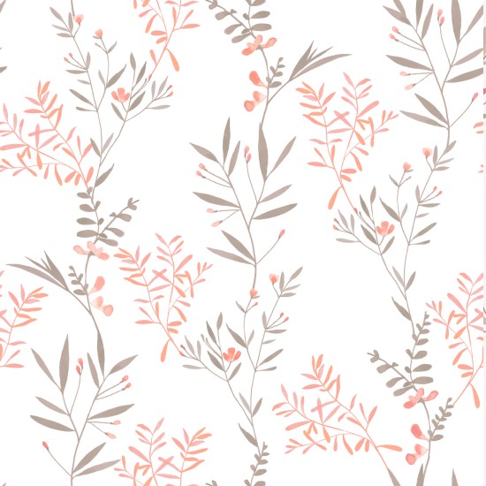 Μαξιλαροθήκες Salonica Υάκινθος (σομόν) σχέδιο πανωσέντονο