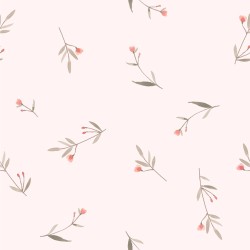 Μαξιλαροθήκες Salonica Υάκινθος (σομόν) σχέδιο κατωσέντονο