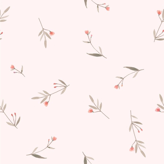 Μαξιλαροθήκες Salonica Υάκινθος (σομόν) σχέδιο κατωσέντονο