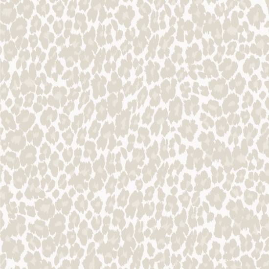 Σεντόνι διπλό 200x260εκ. Salonica Leopar (μπεζ) σχέδιο πανωσέντονο