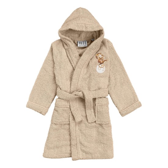 Beauty Home Μπουρνούζι βρεφικό-παιδικό Art 5426 3-4 ετών Μπεζ
