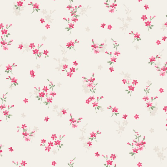 Σεντόνι διπλό 200x260εκ. Salonica Ρετρό (ροζ) σχέδιο κατωσέντονο