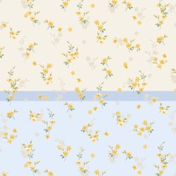 Σεντόνι υπέρδιπλο λάστιχο 180x200+30εκ. Salonica Ρετρό (γαλάζιο) σχέδιο πανωσέντονο