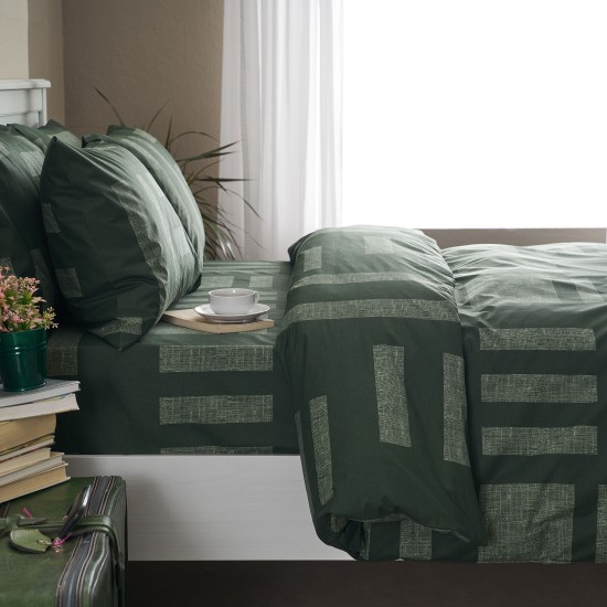 Σετ μονό 160x260εκ. Salonica Tetris