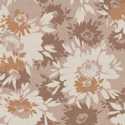 Μαξιλαροθήκες Salonica Χρυσάνθεμο (μπεζ) σχέδιο πανωσέντονο