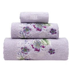 Beauty Home Σετ πετσέτες Art 3390 Σετ 3τμχ Λιλά
