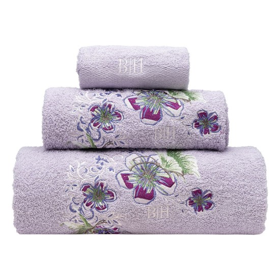 Beauty Home Σετ πετσέτες Art 3390 Σετ 3τμχ Λιλά