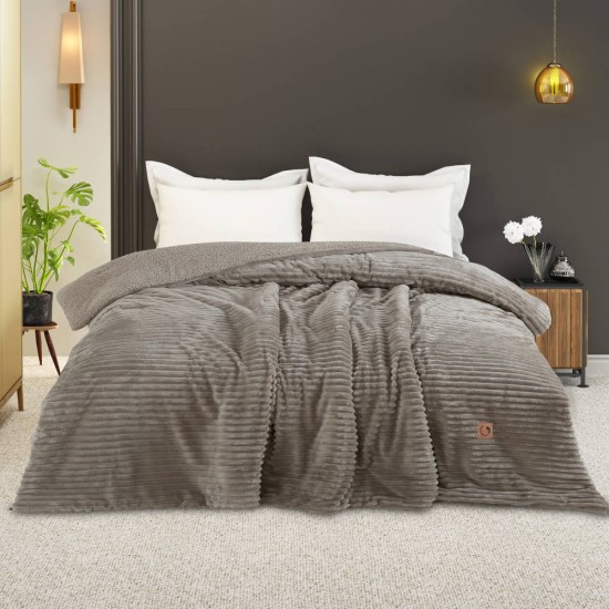 Κουβερτοπάπλωμα Adeline Υπέρδιπλο - Ροζέ - Διάσταση: 220 x 240 cm