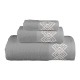 Πετσέτες Σετ 3ΤΜΧ Diamond - Λευκό - Διάσταση: 70 x 140 / 50 x 90 / 30 x 50 cm