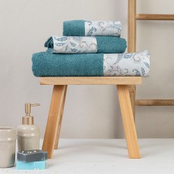 Πετσέτες Σετ 3ΤΜΧ Lorenzo - Λευκό - Διάσταση: 70 x 140 / 50 x 90 / 30 x 50 cm