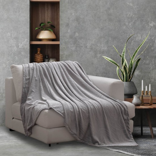 Ριχτάρι Τριθέσιο Jungle - Γκρι - Διάσταση: 170 x 280 cm