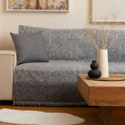 Ριχτάρι Σενίλ Τριθέσιο Babylon - Γκρι - Διάσταση: 180 x 300 cm