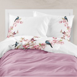 Σεντόνι Digital Print Σετ Fuji Υπέρδιπλο - Λευκό - Διάσταση: 220 x 240 cm + (2) 50 x 70 cm