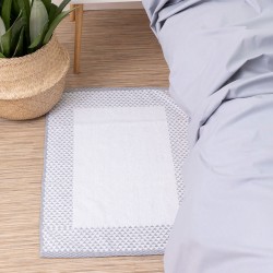 Πατάκι Μπάνιου Triangle - Λευκό - Διάσταση: 50 x 70 cm