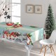 Τραπεζομάντηλο Χριστουγεννιάτικο Xmas Gnome - Κόκκινο - Διάσταση: 140 x 140 cm