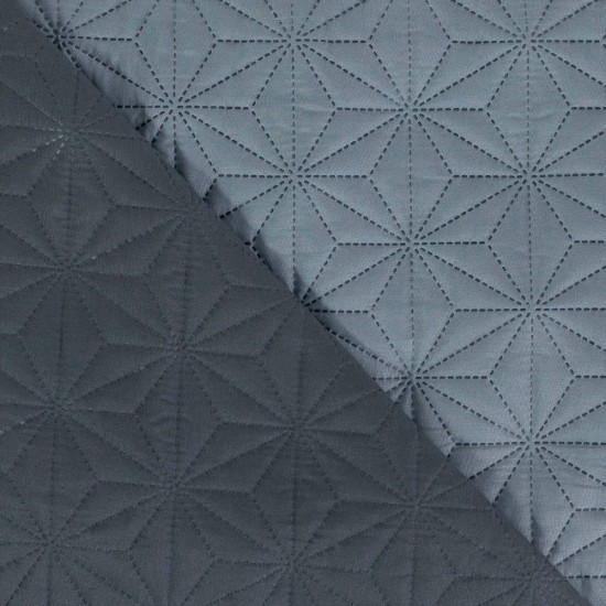 Κουβερλί Stellar Μονό - Σιέλ-Γκρι - Διάσταση: 160 x 240 cm